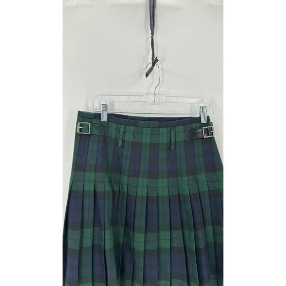 The Kilt tartan kilt for boys sz 11-12 heavy blue green Scottish - Picture 3 of 6